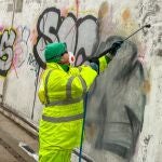 Galapagar.- Eliminados más de 7.000 grafitis en las calles de la localidad, cifra récord