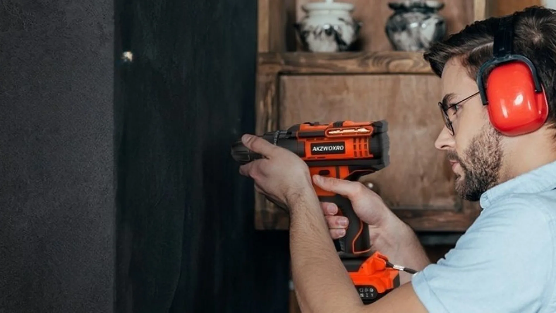 AKZWOXRO Taladro Percutor