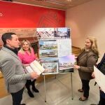 Cristina Ayala presentando el proyecto del nuevo centro cívico