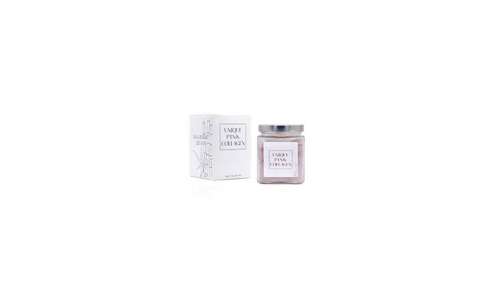 Unique pink collagen