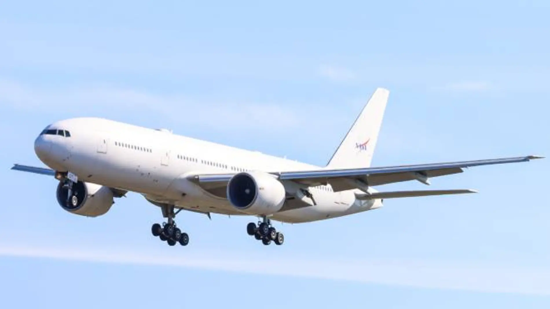 El nuevo laboratorio en el aire de la NASA es un Boeing 777 modificado, el avión más grande de su flota.