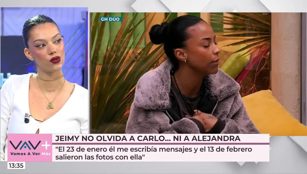Alejandra Rubio responde a Jeimy Báez