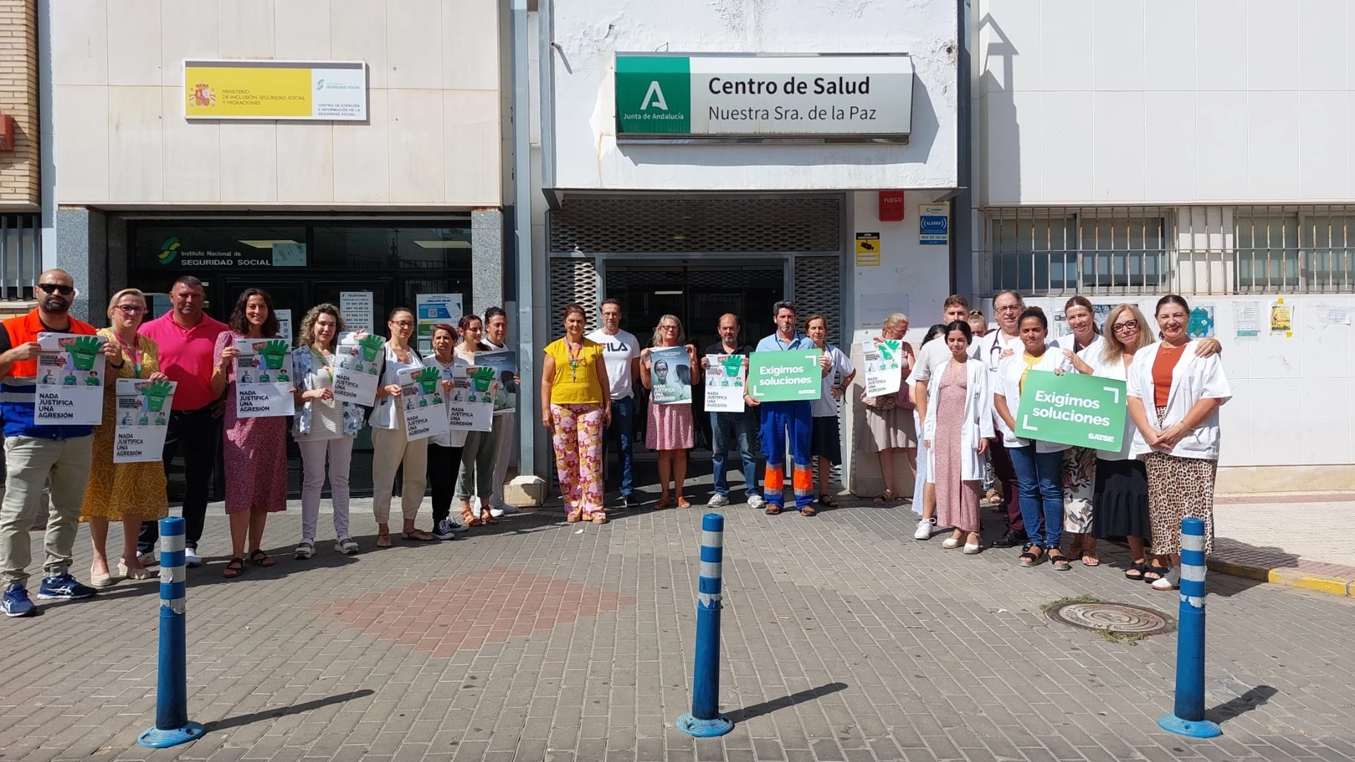 Concentración en San Juan de Aznalfarache