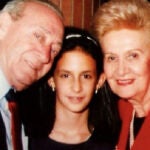 Deborah Apeloig con sus abuelos 