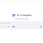 Interfaz del chatbot DeepSeek.