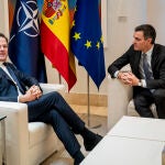 Sánchez se reunió con el secretario general de la OTAN, Mark Rutte, para hablar de gasto militar 