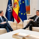 Pedro Sánchez recibe al secretario general de la OTAN, Mark Rutte 