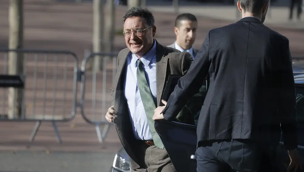 El Fiscal General del Estado, Álvaro García Ortiz, a su llegada al acto de entrega de despachos de la 73 promoción de la Carrera Judicial