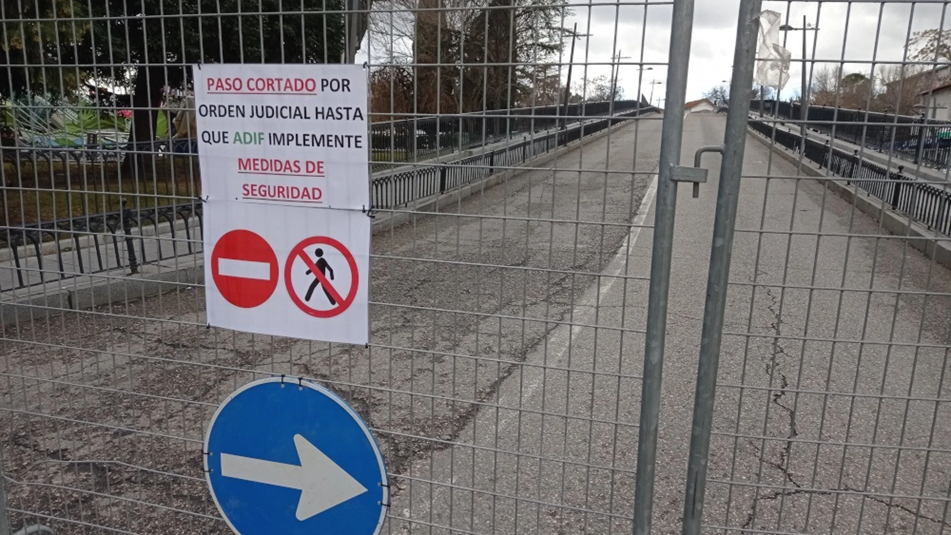 Puente de la EstaciónREMITIDA / HANDOUT por COLLADO VILLALBAFotografía remitida a medios de comunicación exclusivamente para ilustrar la noticia a la que hace referencia la imagen, y citando la procedencia de la imagen en la firma28/01/2025
