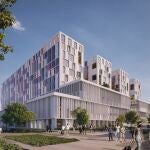 Recreación del futuro tercer hospital de Málaga