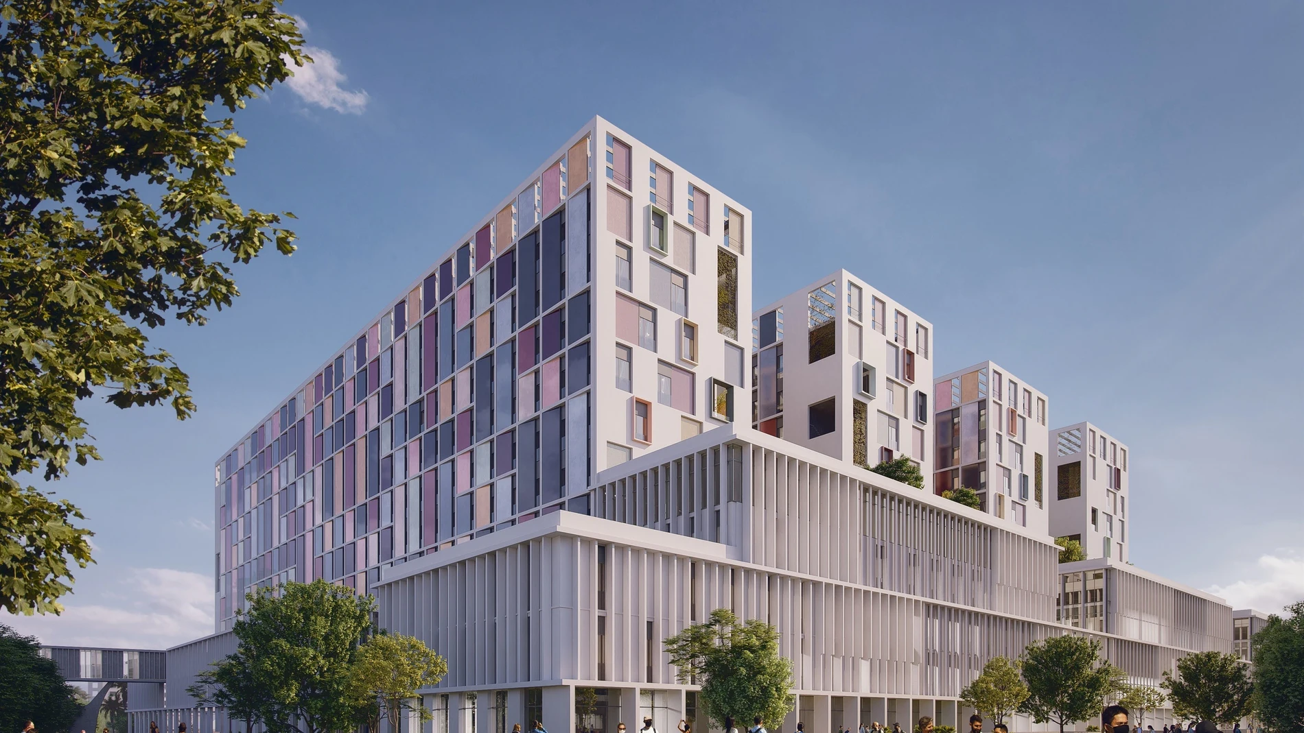 Recreación del futuro tercer hospital de Málaga