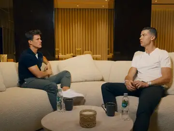 Edu Aguirre y Cristiano Ronaldo en 'Los amigos de Edu' Edu Aguirre y Cristiano Ronaldo en 'Los amigos de Edu'