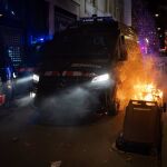 Finaliza la manifestación en contra del desalojo de la Antiga Massana con dos detenidos
