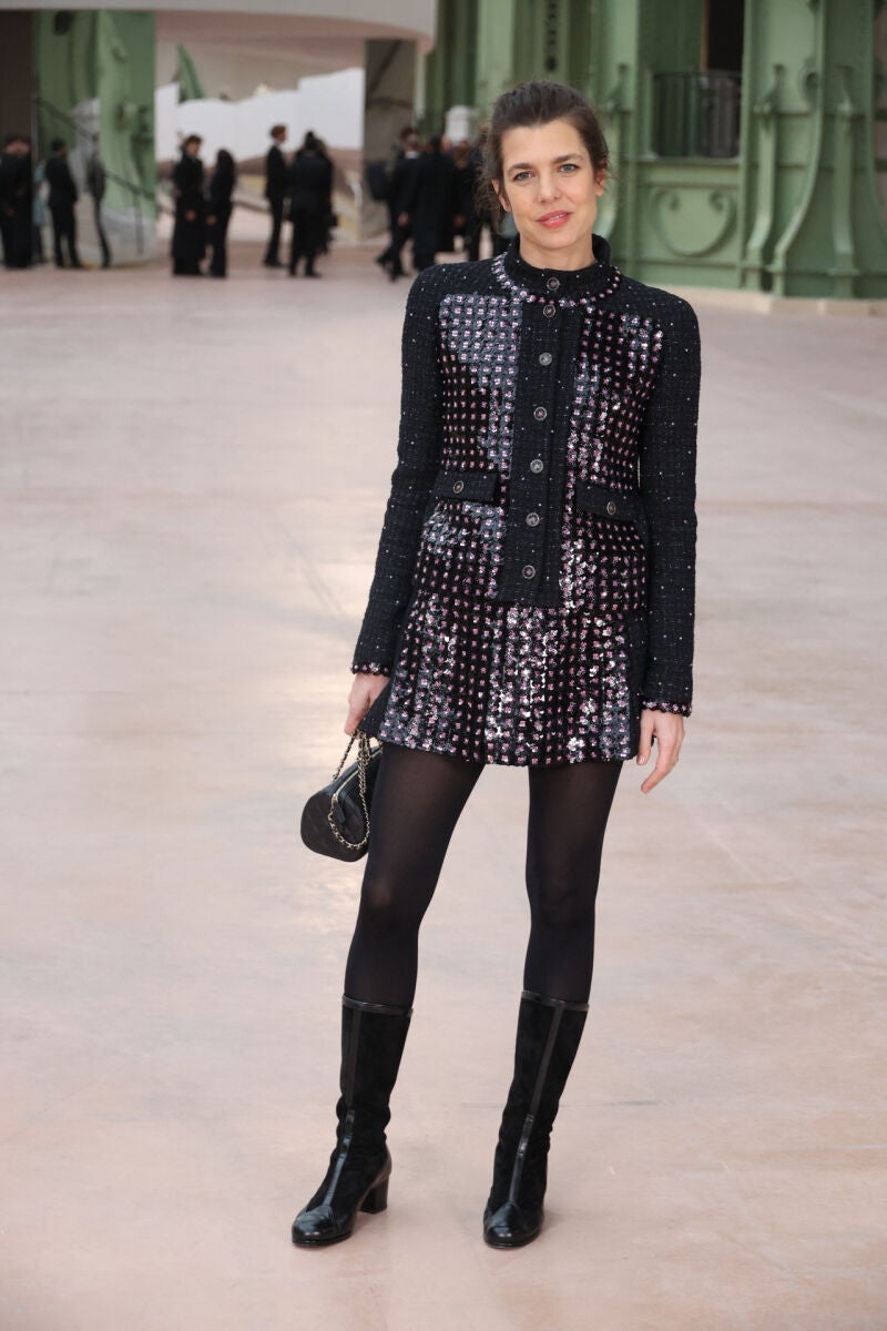 Carlota Casiraghi en el desfile de Chanel de París