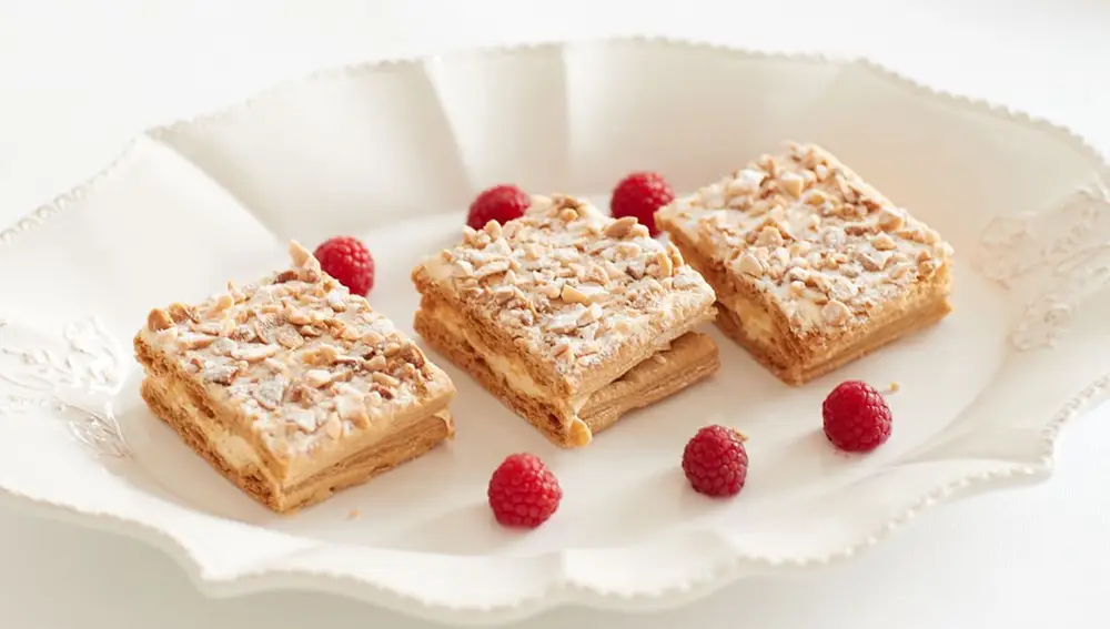 Pasteles de hojaldre de Confitería Blanco.