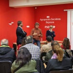Carlos Martínez se reúne con afiliados y militantes del PSOE en Béjar