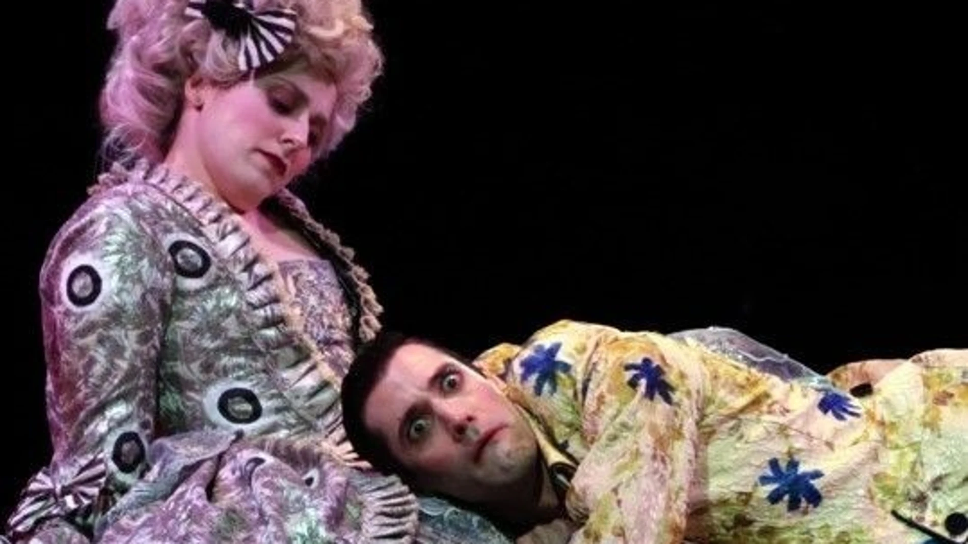 Escena de "I tre gobbi", del compositor sevillano Manuel García
