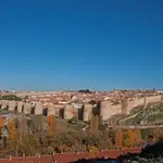 Vista exterior de la ciudad de Ávila