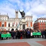 El fundador de Valladolid simboliza la lucha contra el cáncer