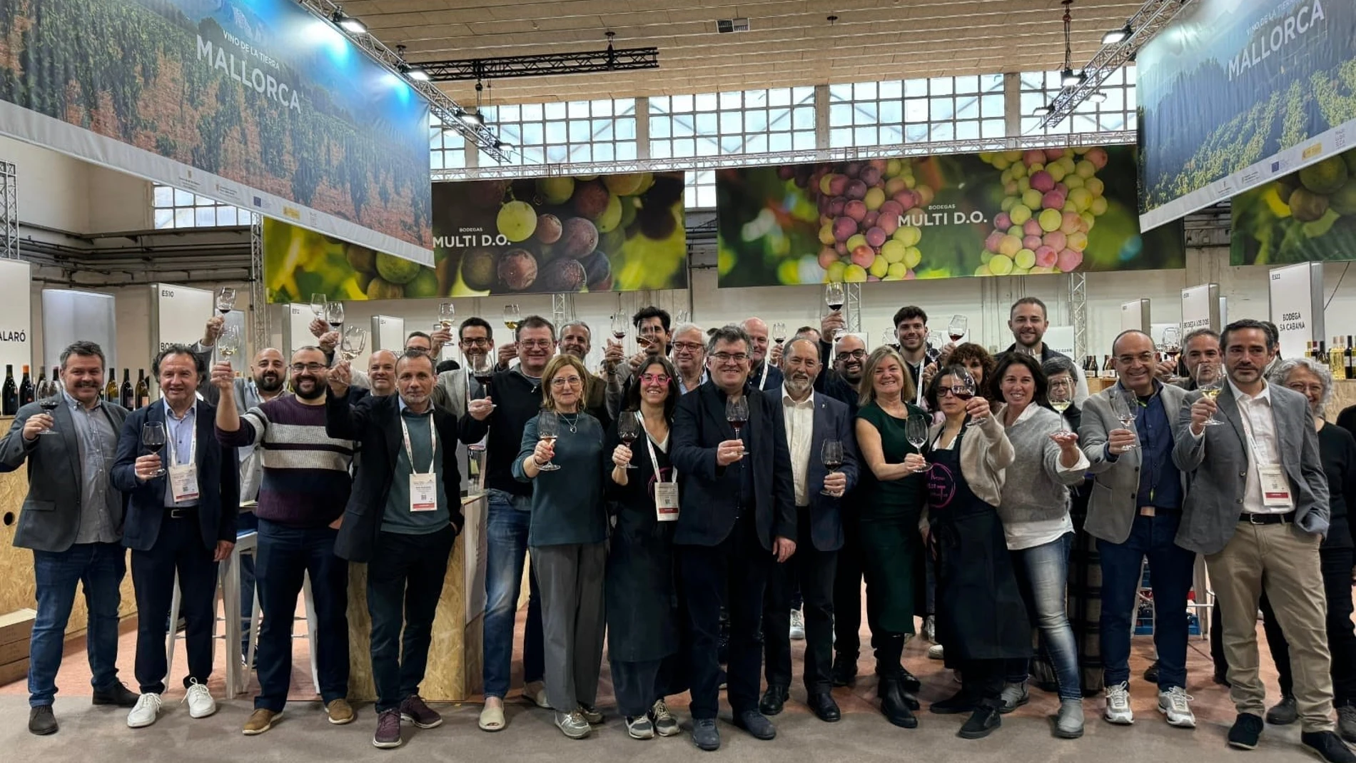 La participación de las bodegas de Baleares en la Barcelona Wine Week aumenta casi un 40%, con un total de 33. REMITIDA / HANDOUT por CAIB Fotografía remitida a medios de comunicación exclusivamente para ilustrar la noticia a la que hace referencia la imagen, y citando la procedencia de la imagen en la firma 03/02/2025