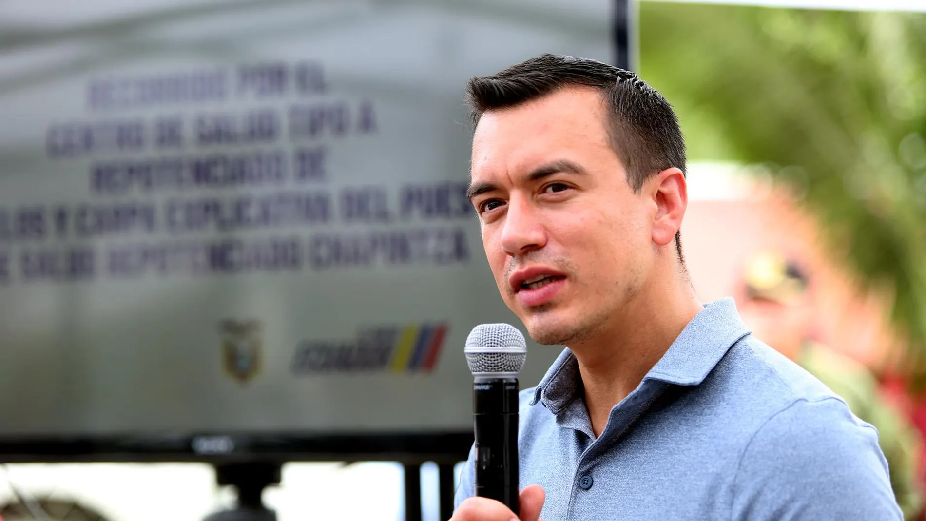 El presidente de Ecuador, Daniel Noboa