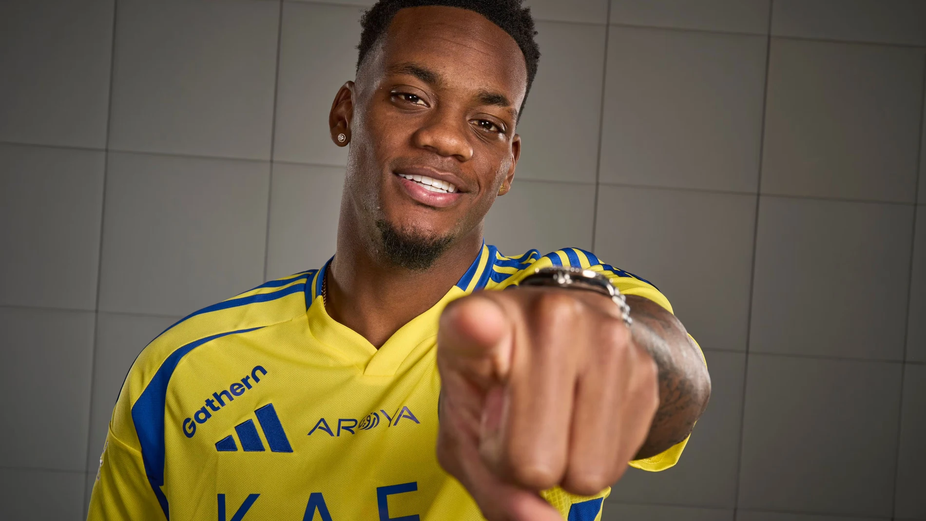 Jhon Durán, jugador del Al-Nassr