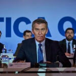 El líder del PP, Alberto Núñez Feijóo reúne a sus barones en Junta Directiva Nacional, este lunes, en Madrid ©