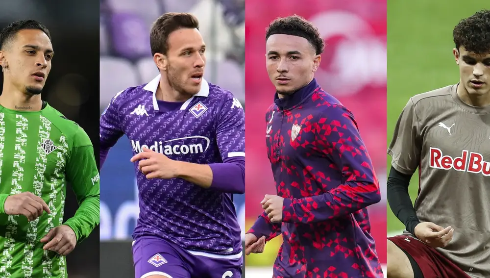 Fútbol.- Antony, Arthur, Vargas o Bajcetic, entre los principales refuerzos invernales en LaLiga EA Sports