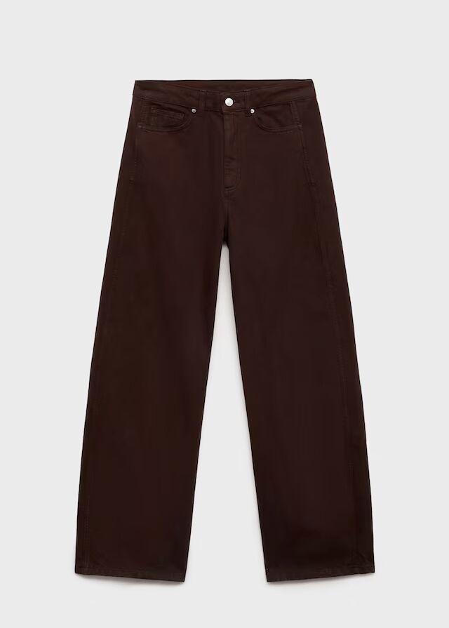 Jeans balloon tiro alto