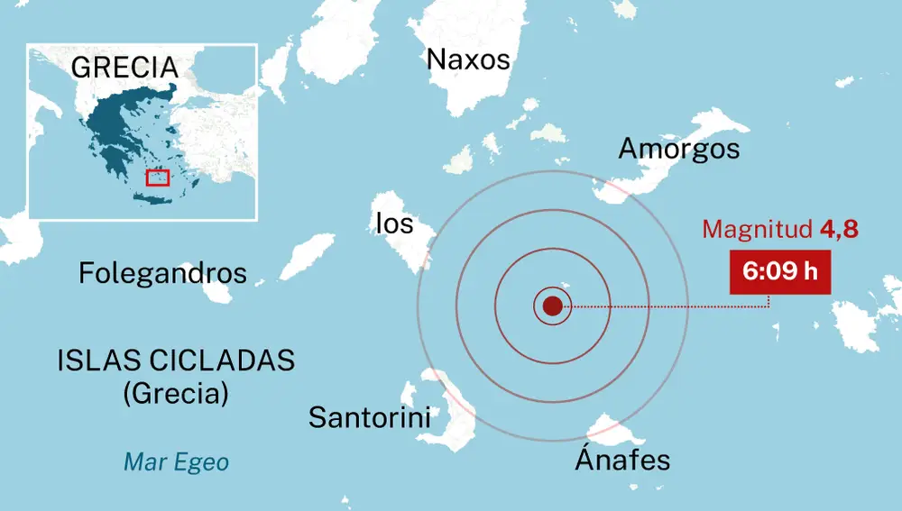 Terremoto en Santorini