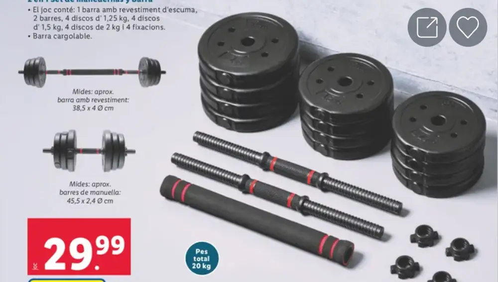 Set gimnasio Lidl