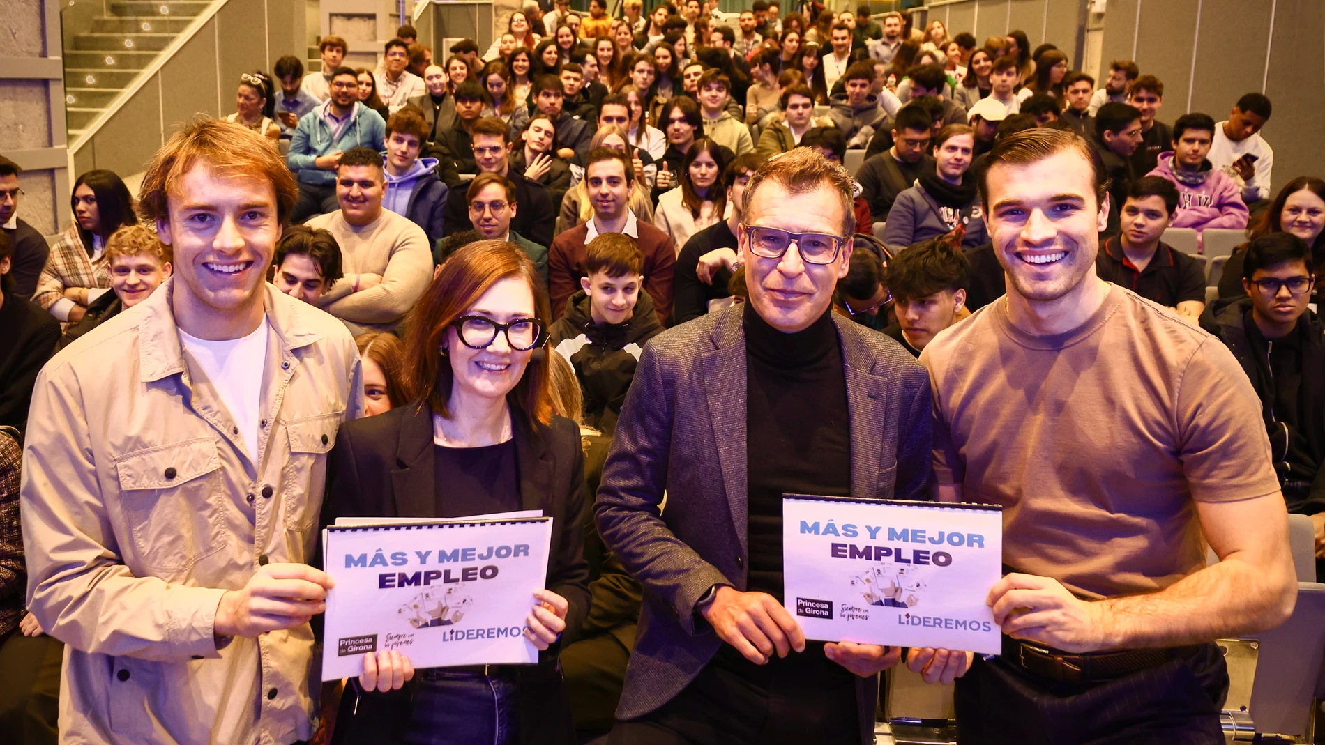 Lideremos y la Fundación Princesa de Girona, presentan el informe Más y mejor empleo