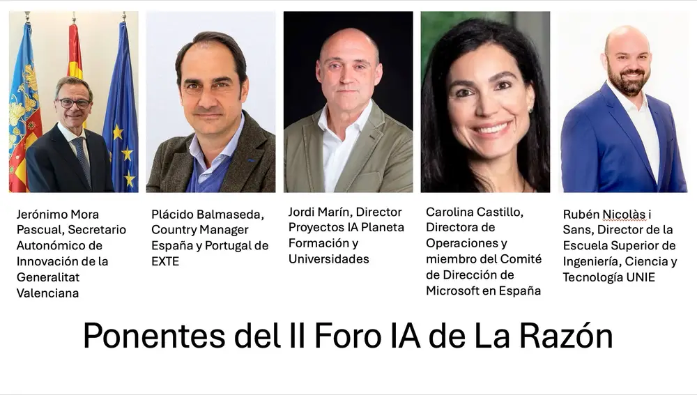 Ponentes del II Foro IA de La Razón