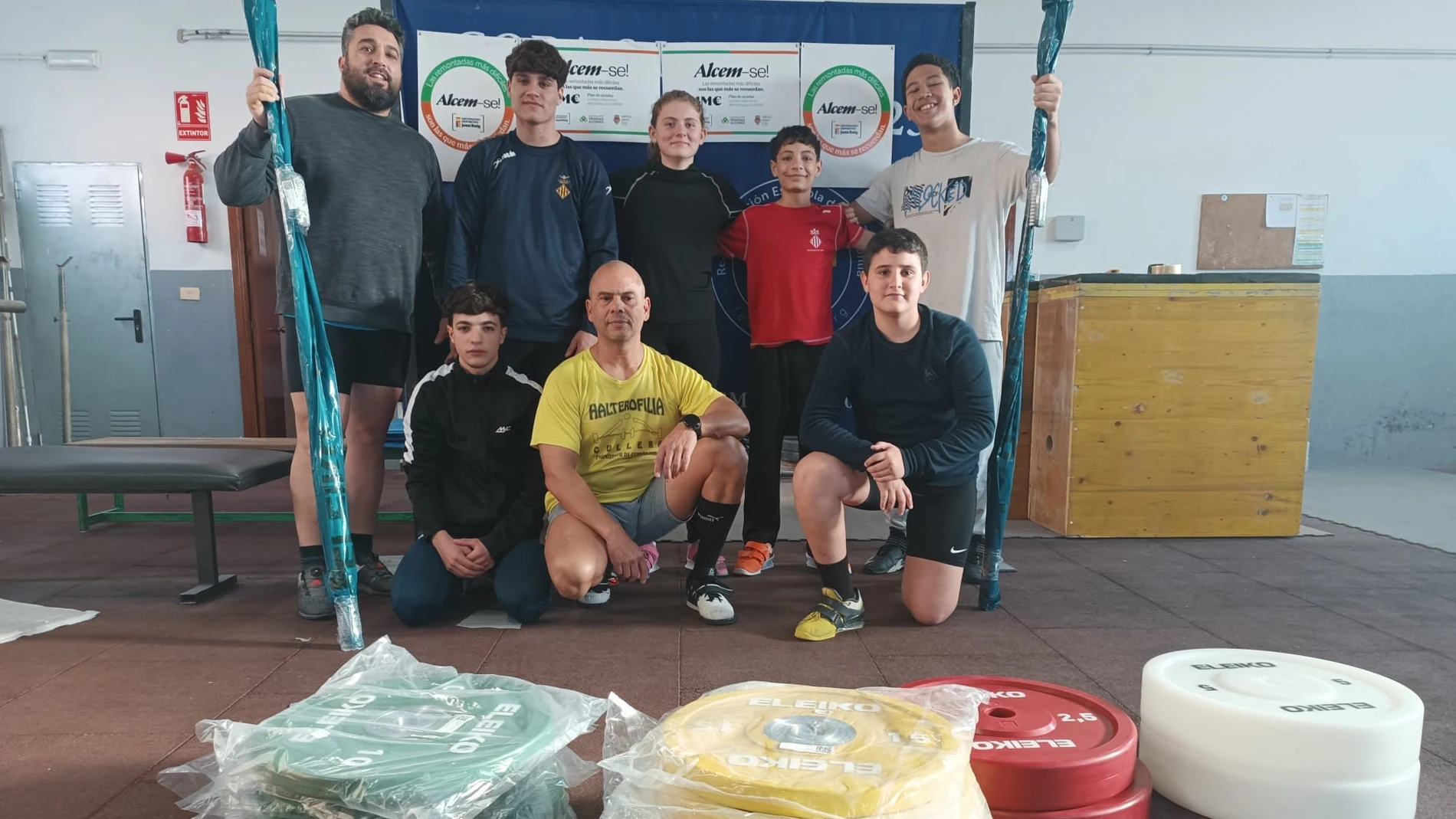 Imagen del club de Halterofilia de Cullera, beneficiado por las ayudas