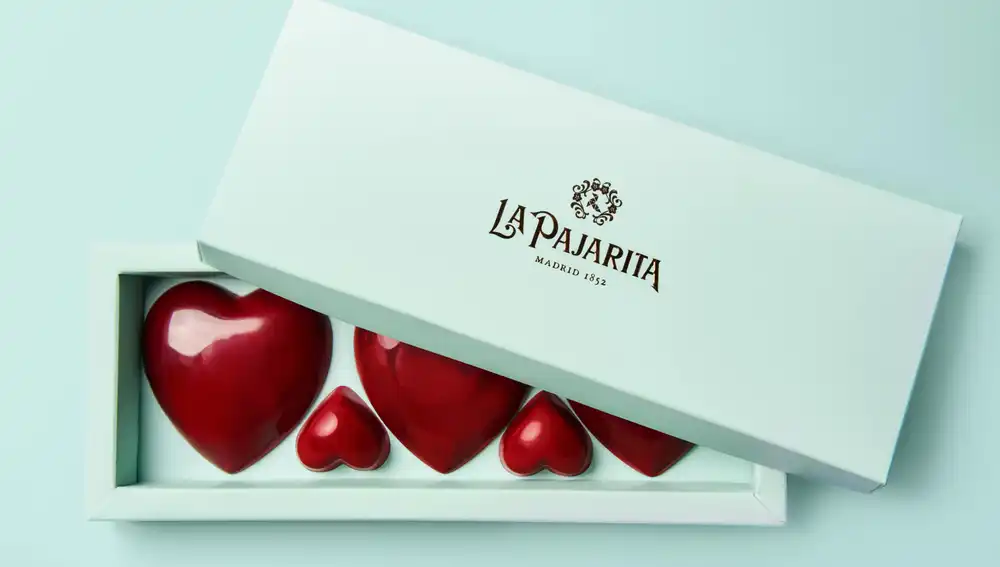 Bombones en forma de corazón