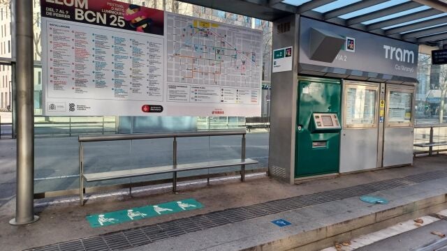 El TRAM refuerza su servicio por el Festival Llum BCN
