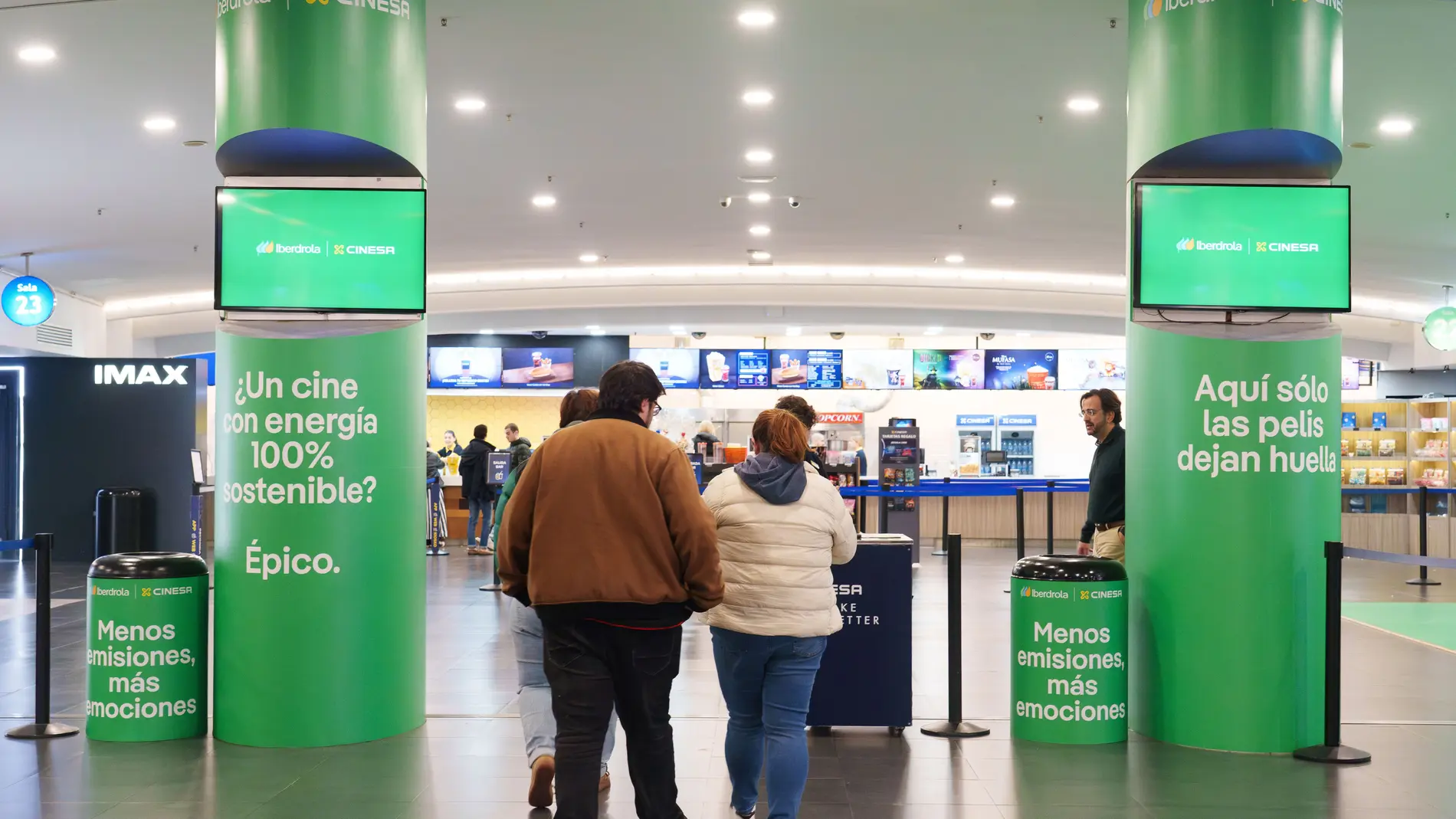 Sala Iberdrola en Cinesa Las Rozas (Madrid), que ejemplifica la colaboración entre ambas compañías