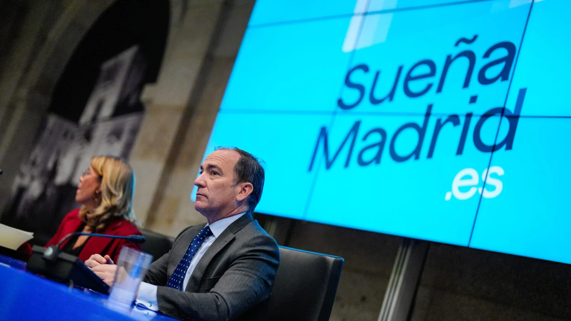 Borja Carabante, durante la presentación de la web Sueña Madrid