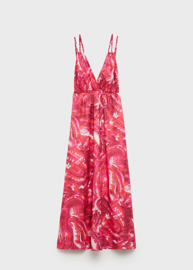 Vestido de doble tirantes.