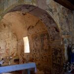 Frescos del interior de la capilla. 