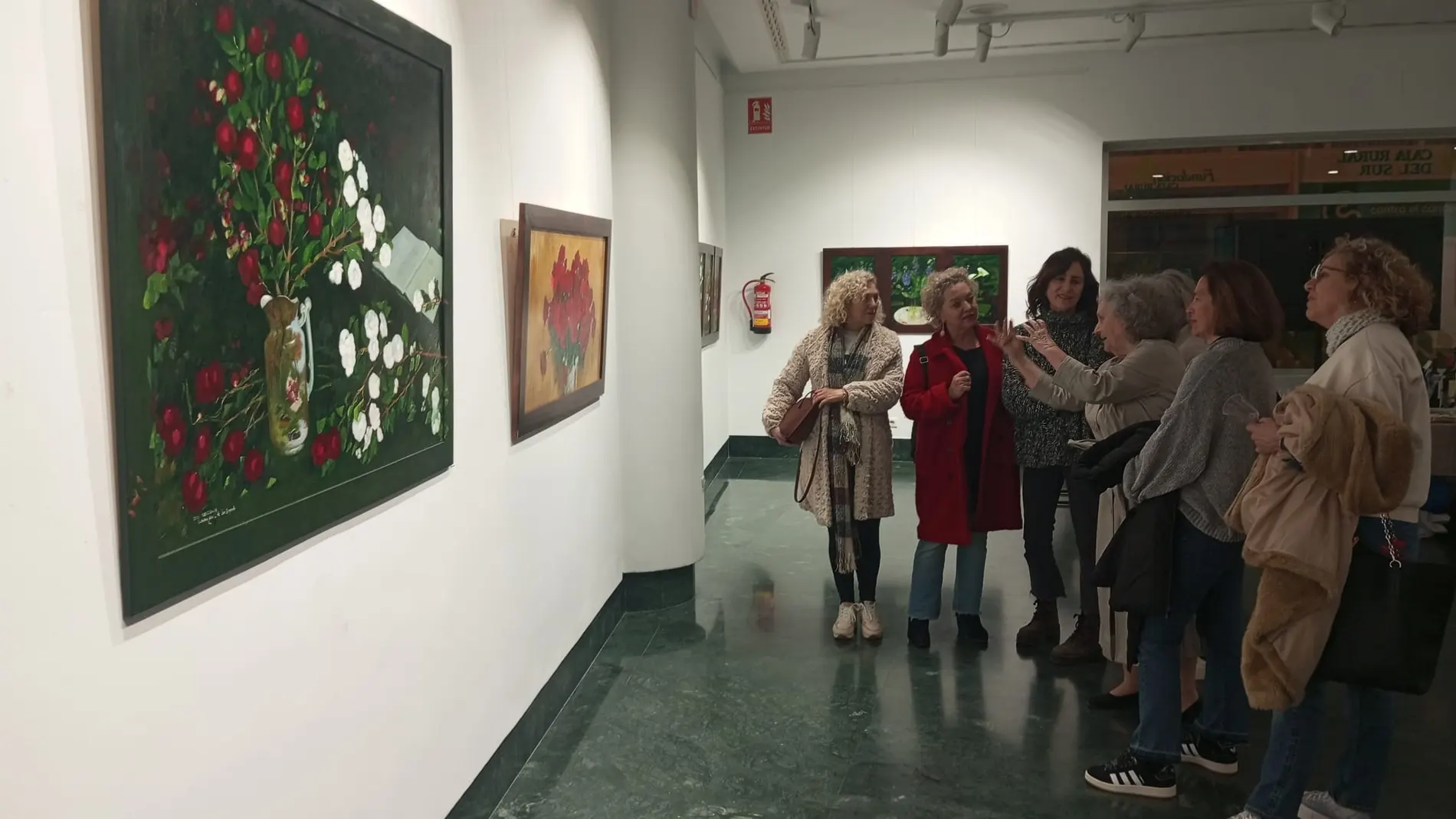 María Sancho Abril muestra su exposición en la sala de Huelva de Fundación Caja Rural del Sur