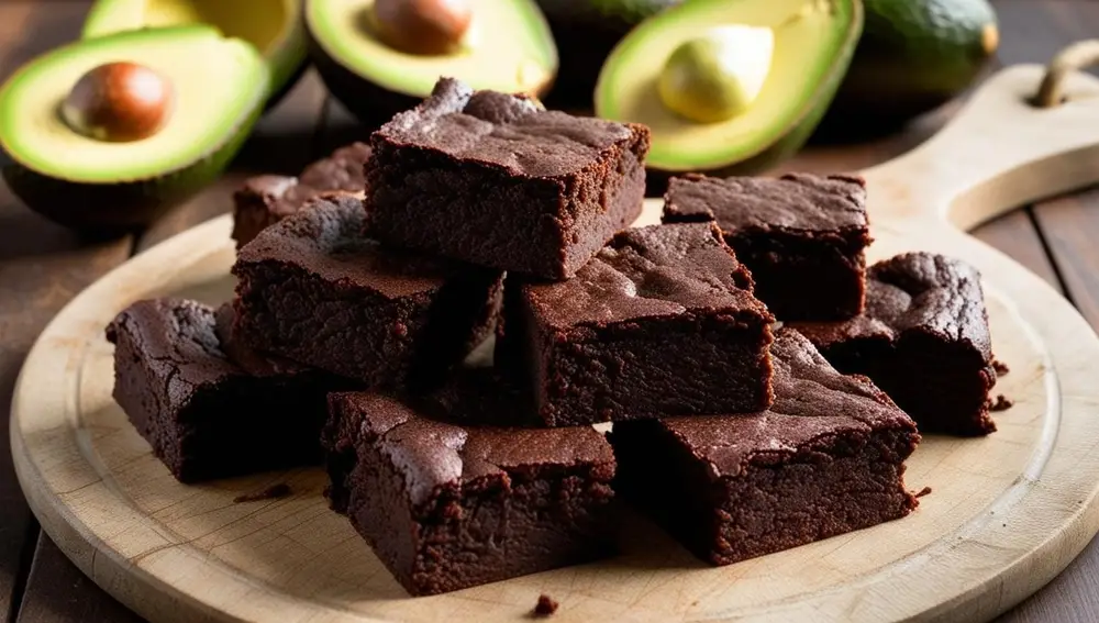 Brownies de aguacate