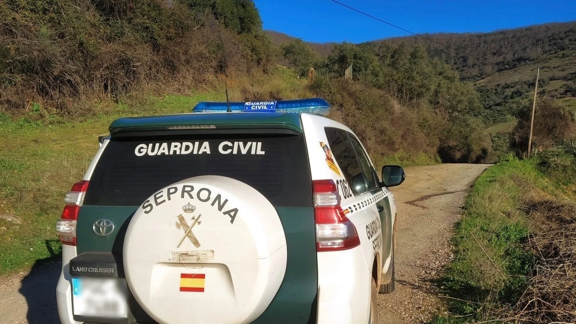 Vehículo de la Guardia Civil