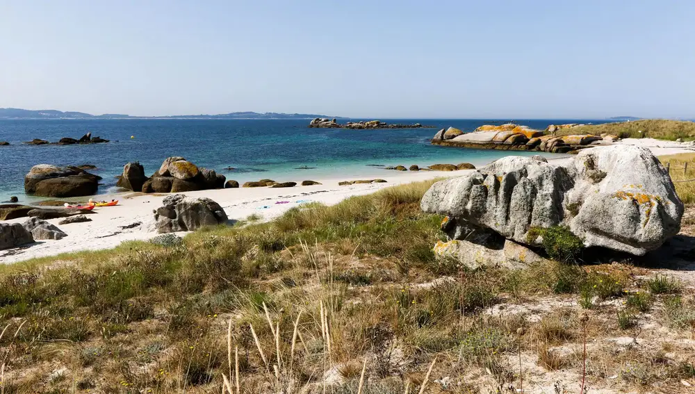 Playa del islote de Areoso