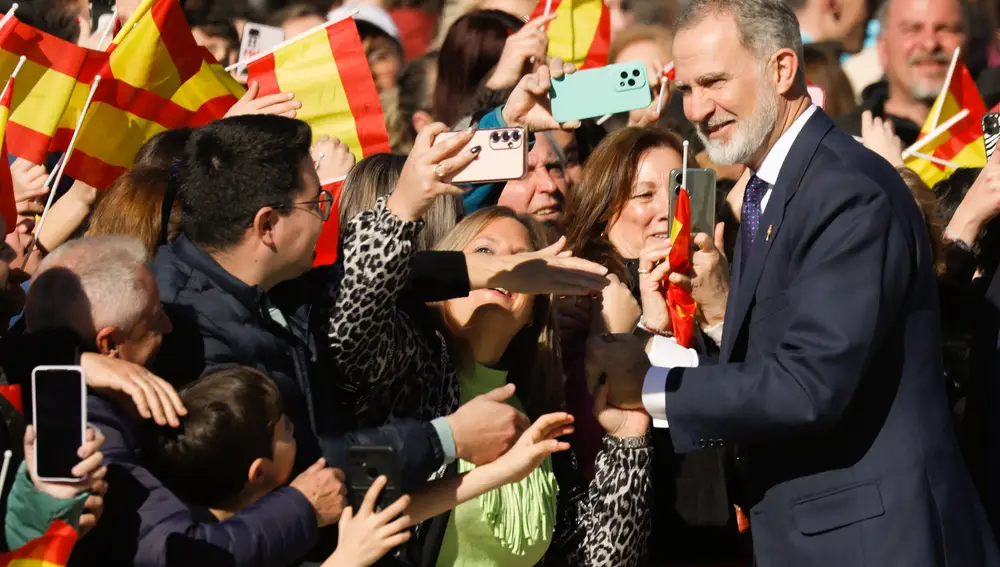Los Reyes visitan Caravacas de la Cruz (Murcia) con ocasión de la celebración de su Año Jubilar en 2024