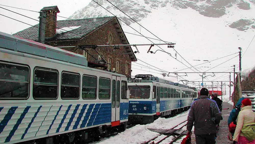 La estación del Vall de Núria