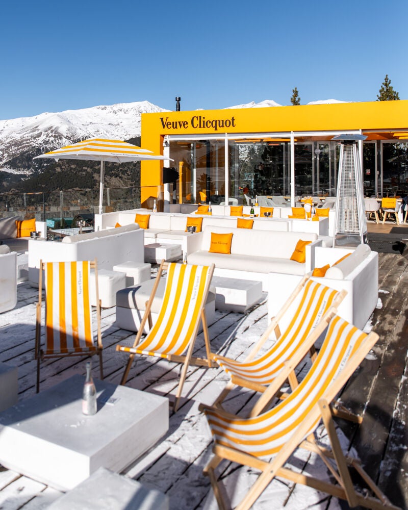 Terraza Veuve Clicquot In The Snow en Grandvalira