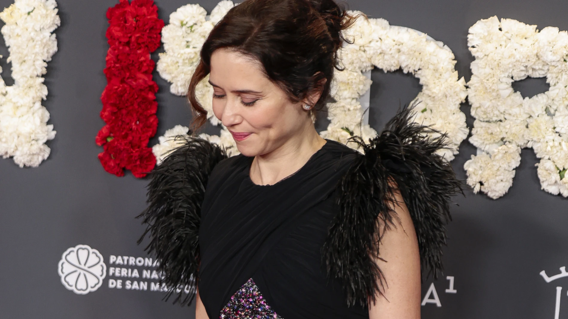 Ayuso con vestido de Vicky Martín Berrocal.