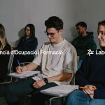 Una de las representaciones de la nueva imagen corporativa de Labora