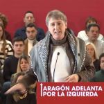 Carlos Martínez interviene en un acto del PSOE en Zaragoza